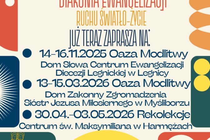 “Bóg z tymi, którzy Go miłują, współdziała we wszystkim dla ich dobra” Rz 8,28